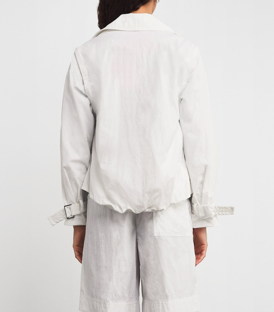 Nylon Hybrid Pea Coat