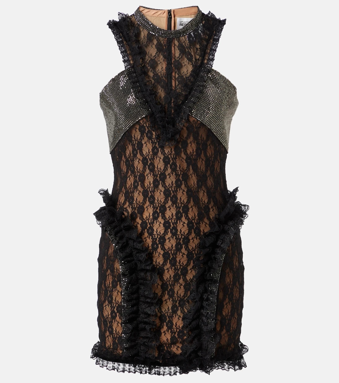 Self-Portrait - x Christopher Kane embellished lace minidress