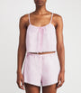 Skims Pink Stretch-Cotton Poplin Sleep Tank Top