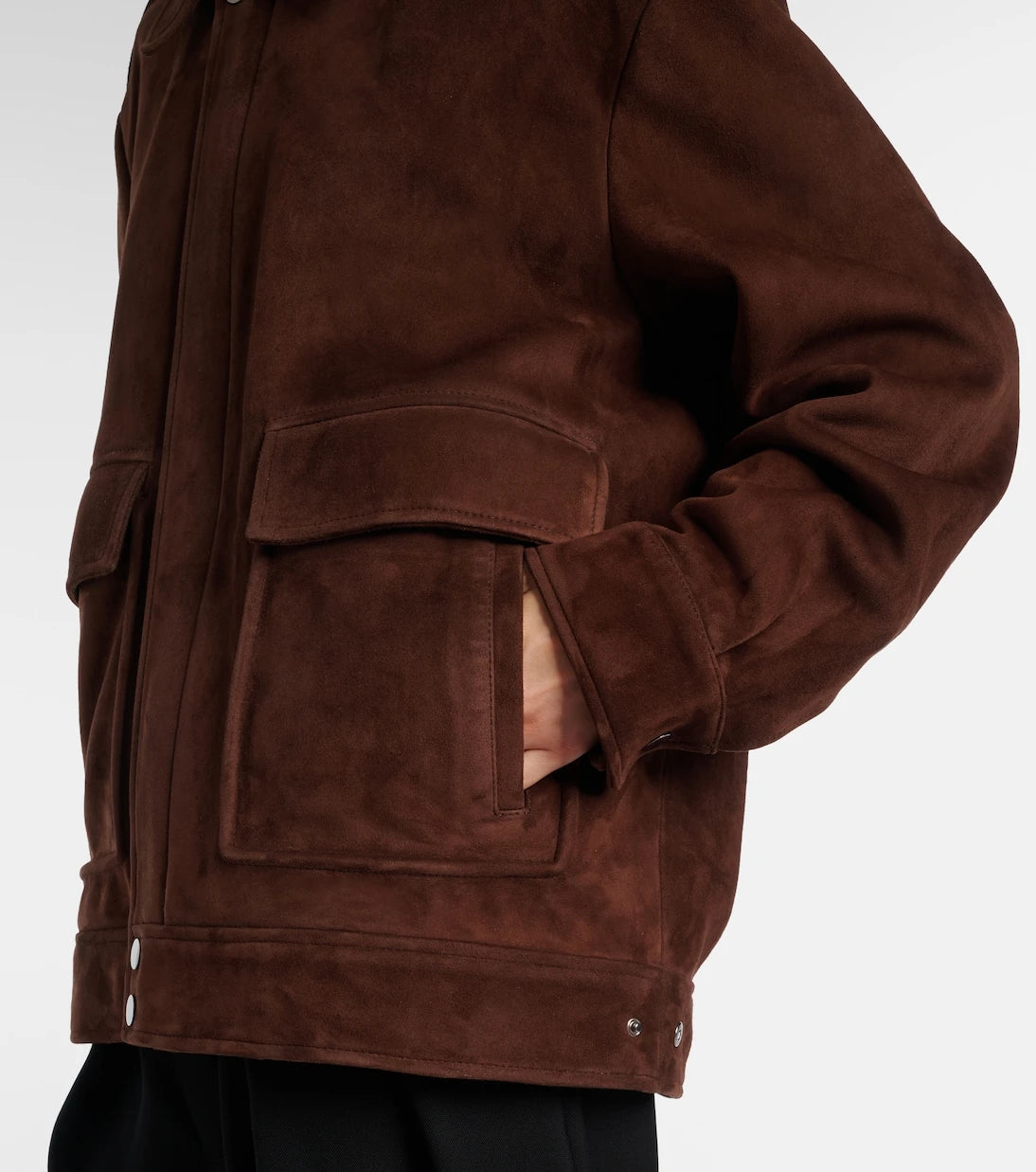 Nour Hammour - Drey suede field jacket