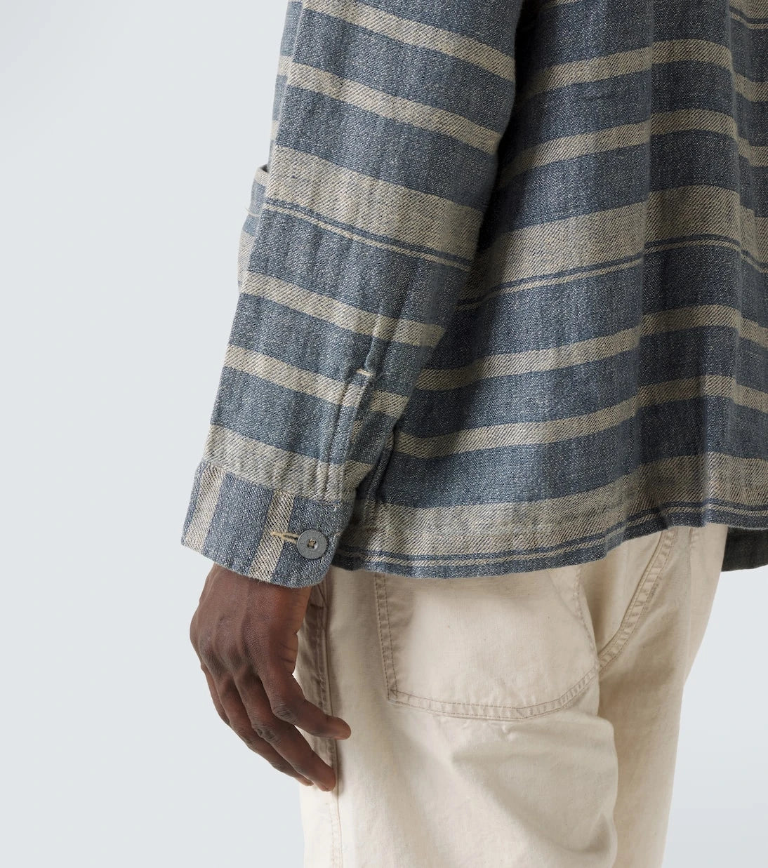 RRL - Striped linen overshirt