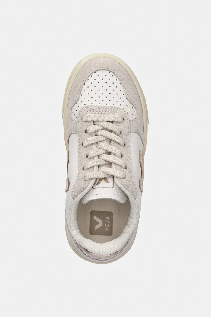 Детски кожени маратонки Veja Small V-10 Laces