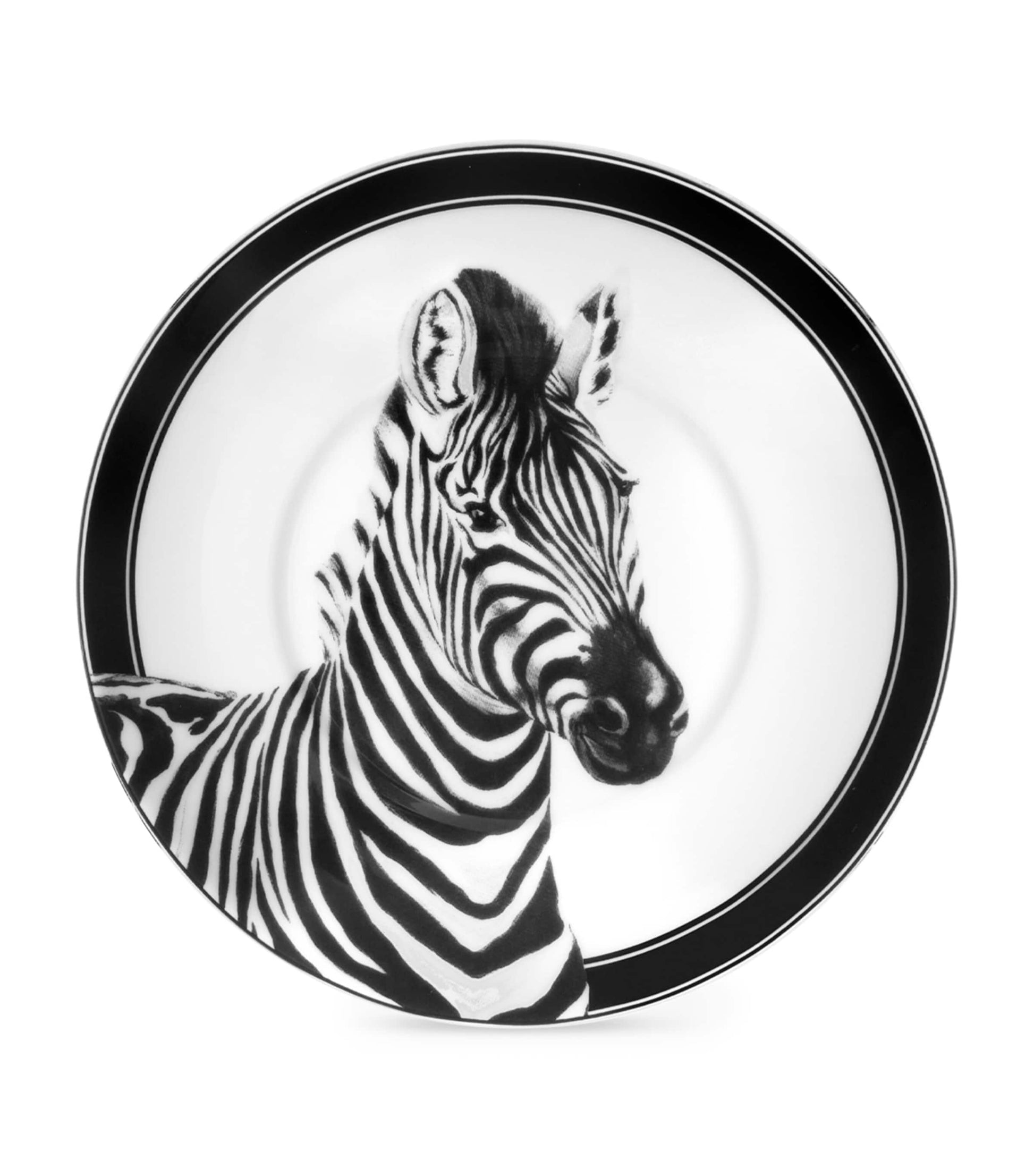 Dolce & Gabbana Casa Set of 2 Zebra Teacups and Saucers