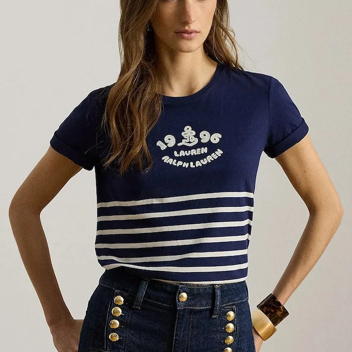 Lauren Ralph Lauren тениска дамска от памук