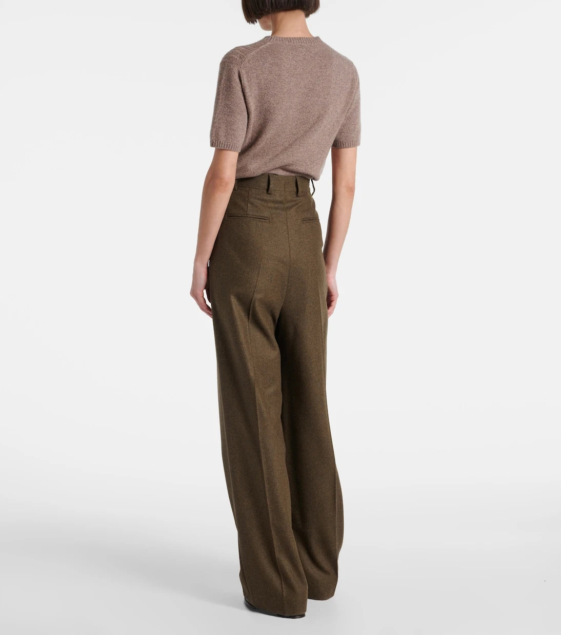 Loro Piana - Kurt wool and cashmere wide-leg pants