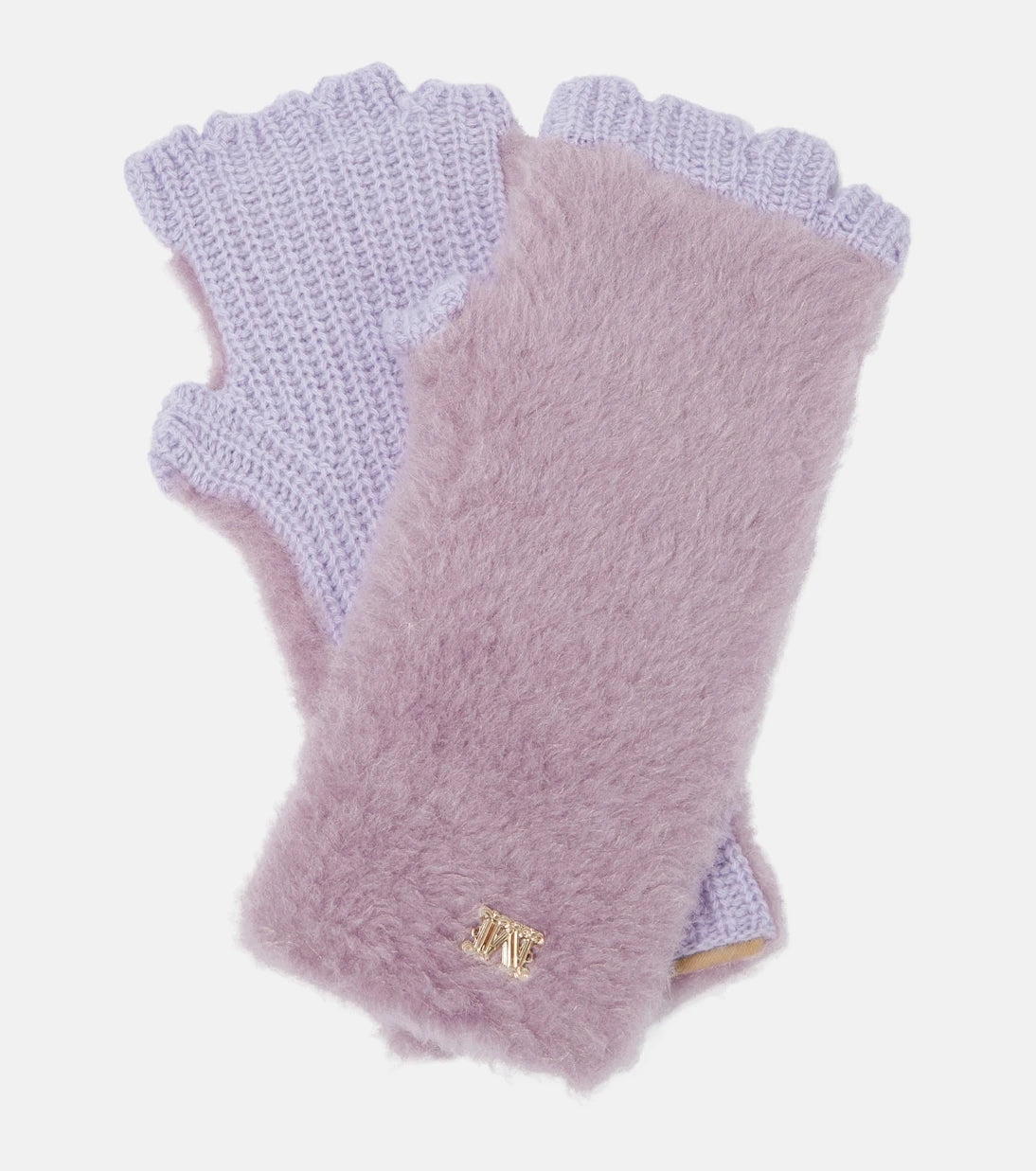 Max Mara - Manny teddy fingerless gloves