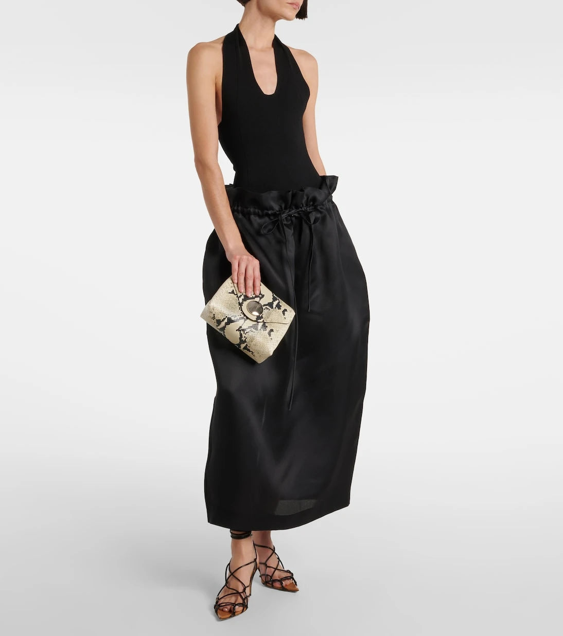 Khaite - Arden 75 leather sandals
