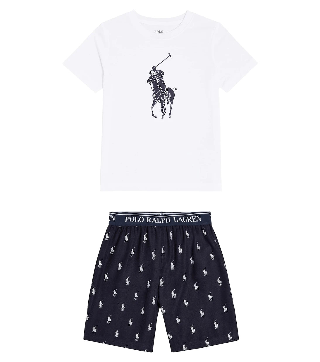 Polo Ralph Lauren Kids - بيجاما جيرسيه بشعار الماركة