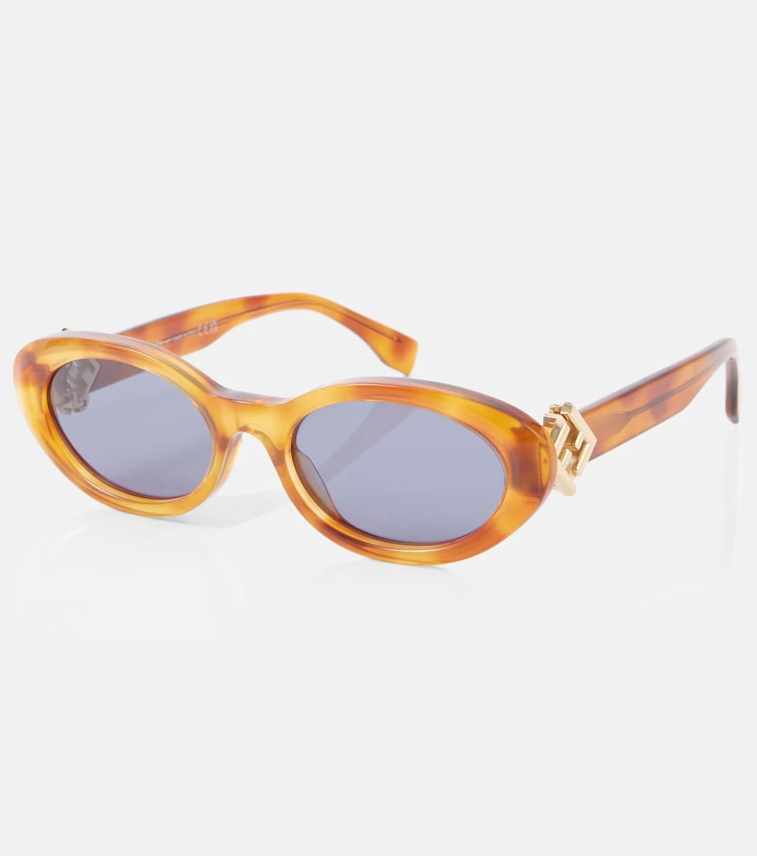 Fendi - FF Diamonds oval sunglasses