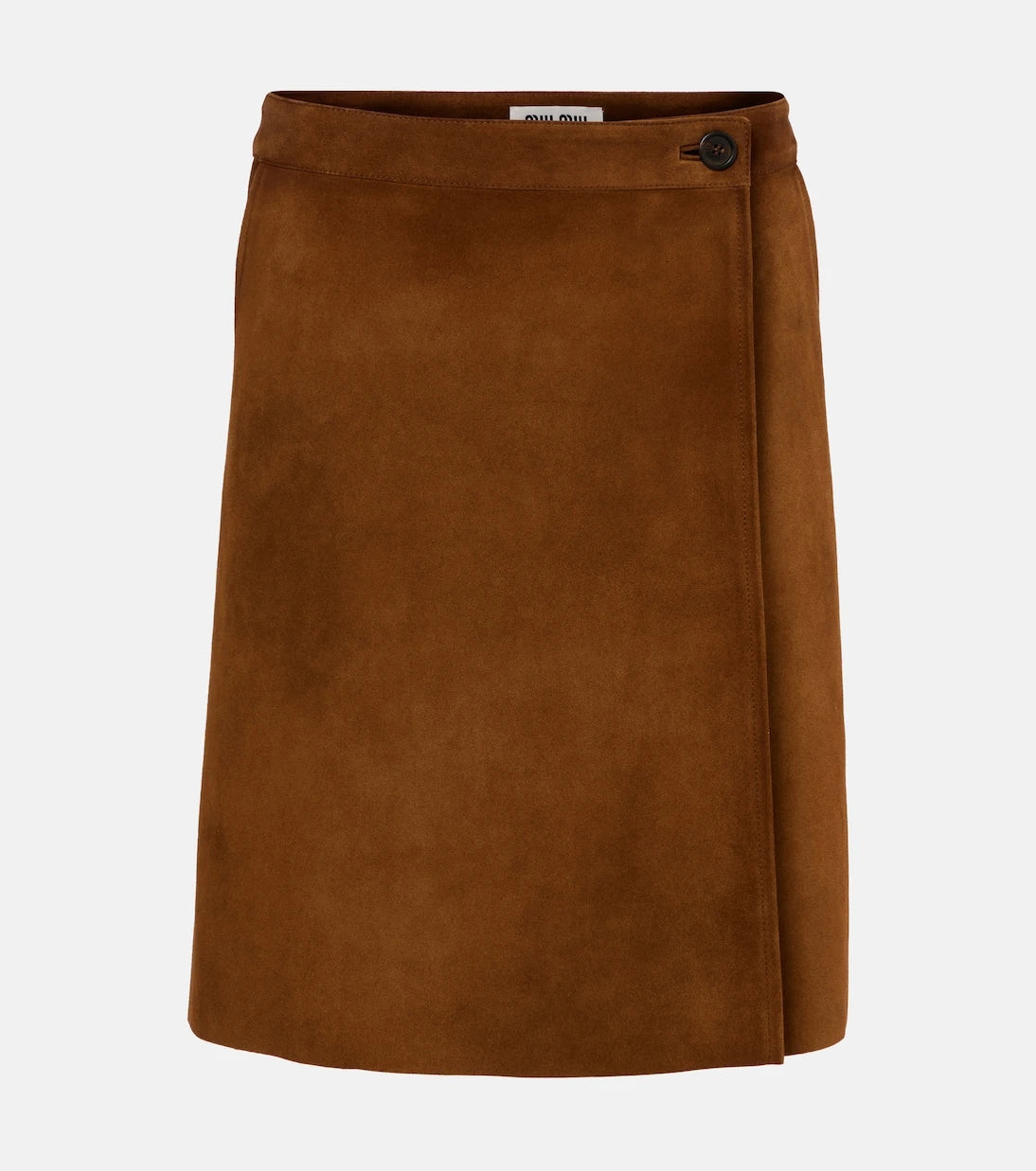 Miu Miu - Suede miniskirt