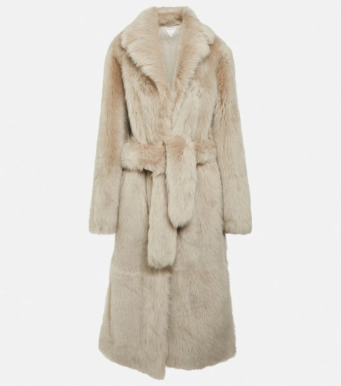 Bottega Veneta - Belted shearling coat
