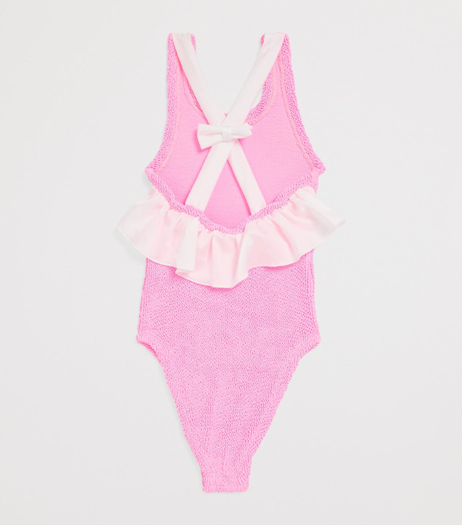 Hunza G Kids Ruffle-Trim Lara Swimsuit (7-12 Years)