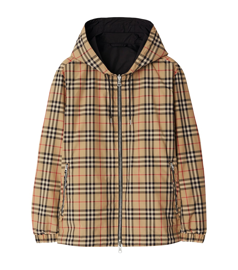 Burberry Beige Reversible Check Jacket