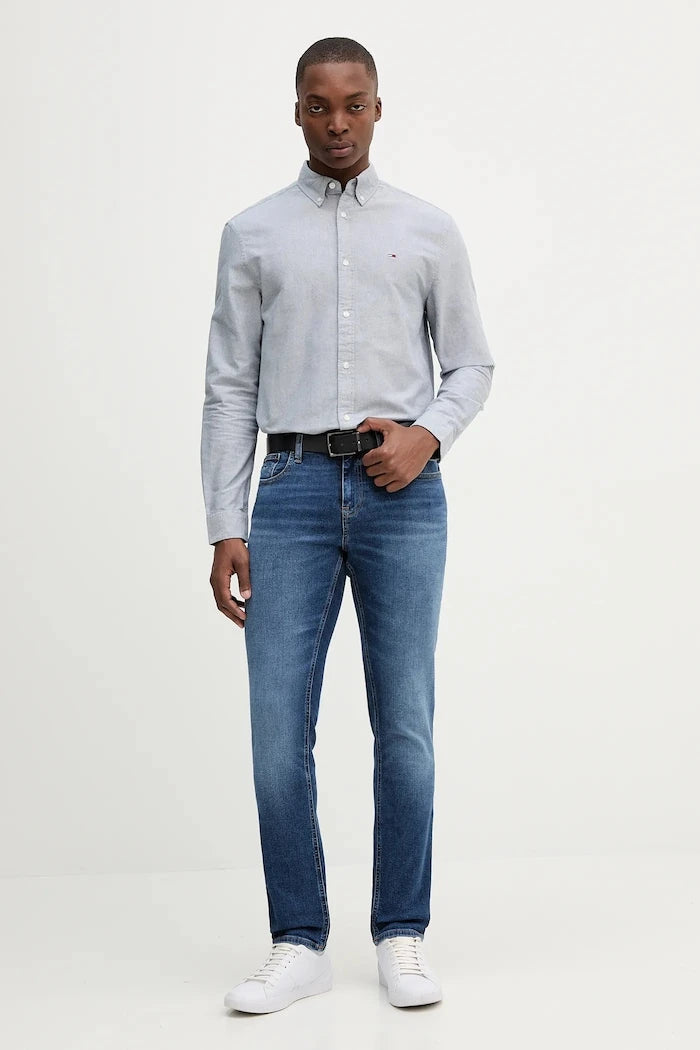 Tommy Jeans erkek pamuk gömlek