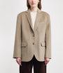 Beige Wool-Cashmere Quinn Blazer