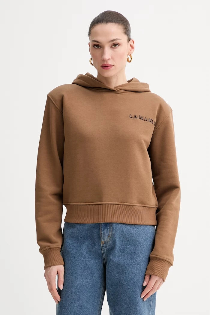 La Mania Kapüşonlu Kadın Pamuklu Sweatshirt LIO