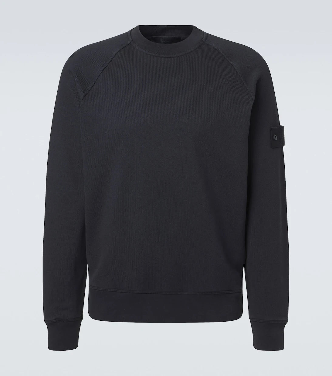Stone Island - سويت شيرت قطني بقلنسوة بوصلة