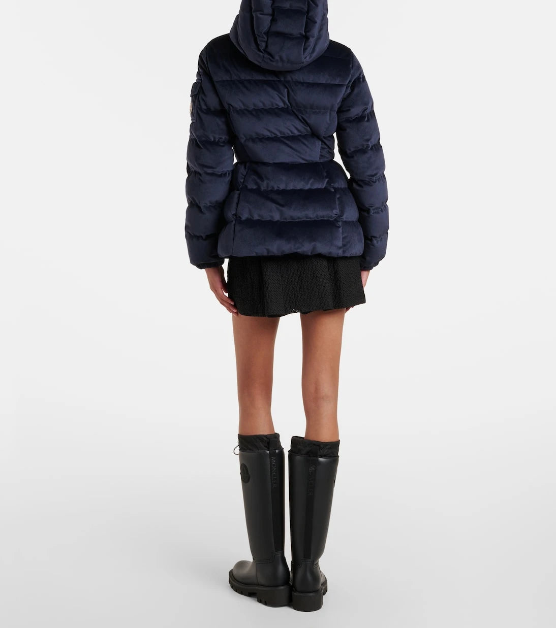 Moncler - Barante velour twill down jacket