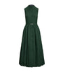 Ralph Lauren Collection Green Linen Sleeveless Midi Dress