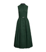 Ralph Lauren Collection Green Linen Sleeveless Midi Dress