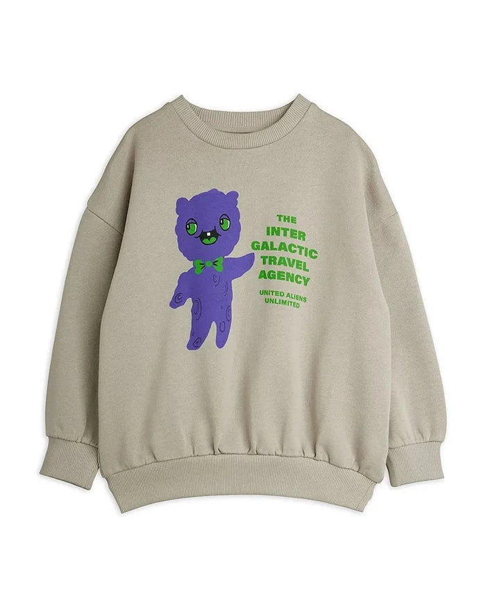 Mini Rodini Alien travel agency Çocuk Pamuklu Sweatshirt