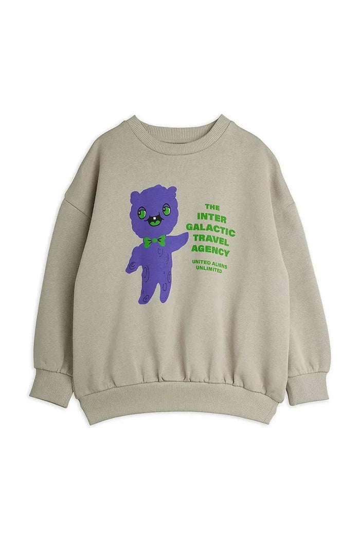 Mini Rodini Alien travel agency Çocuk Pamuklu Sweatshirt