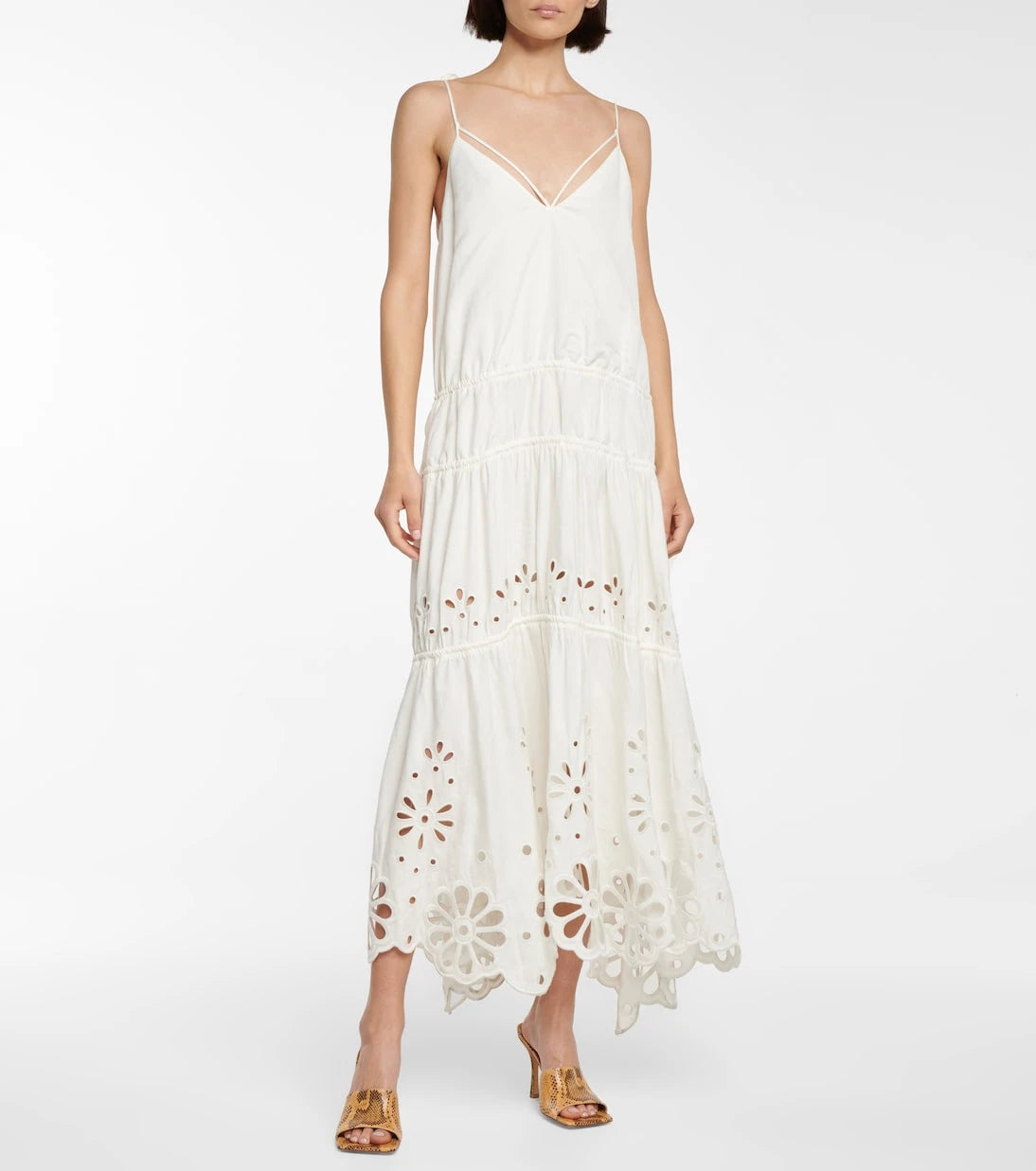 Simkhai - Juna linen-blend maxi dress