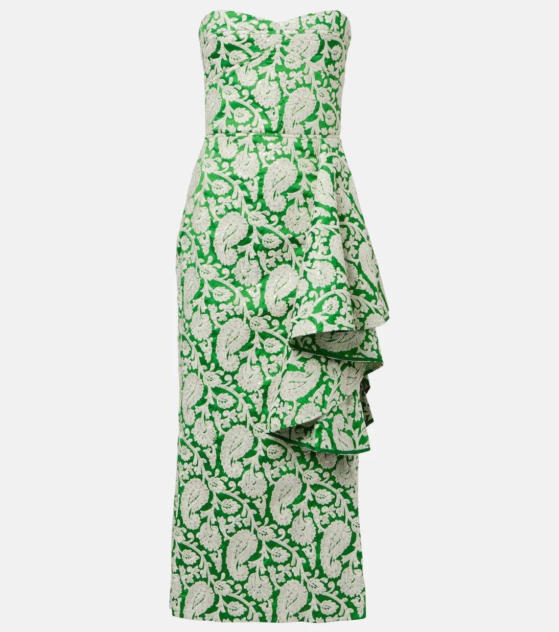 Johanna Ortiz - Draped paisley midi dress
