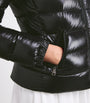 Black Down Quilted Badyf Jacket