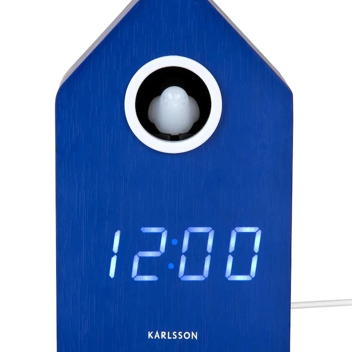 Будилник с кукувичка Karlsson Cuckoo LED 16 cm