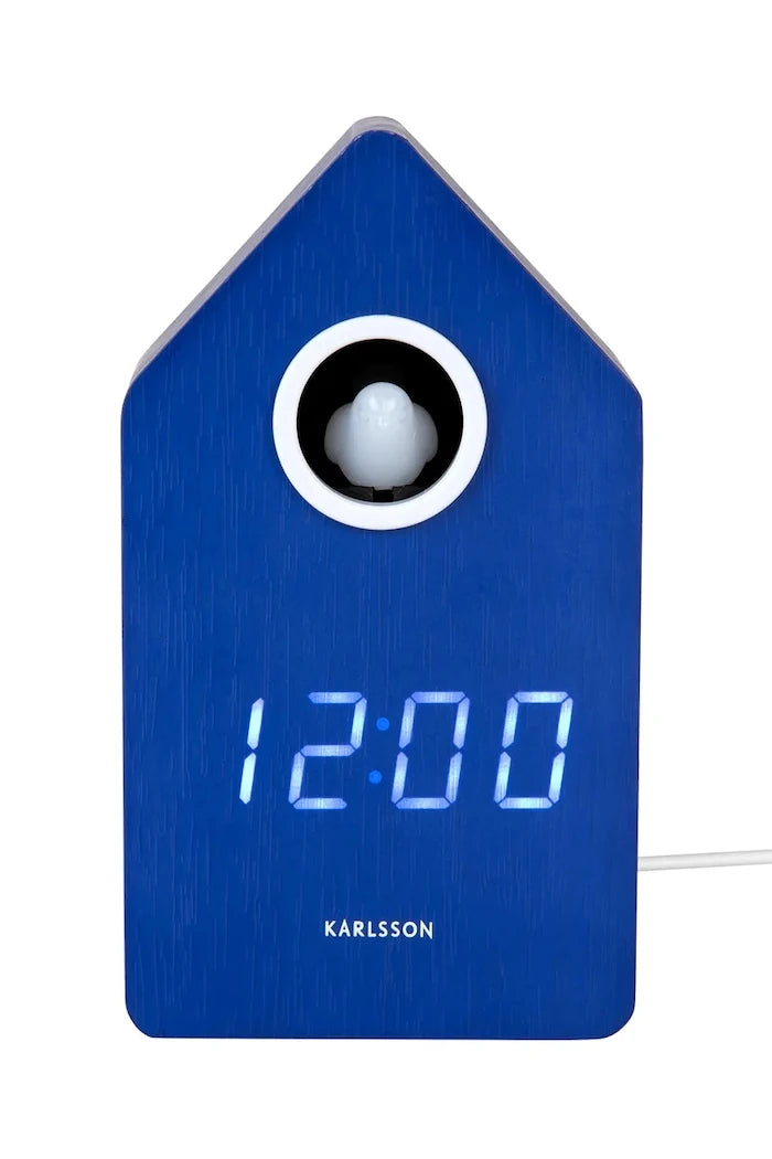 Будилник с кукувичка Karlsson Cuckoo LED 16 cm
