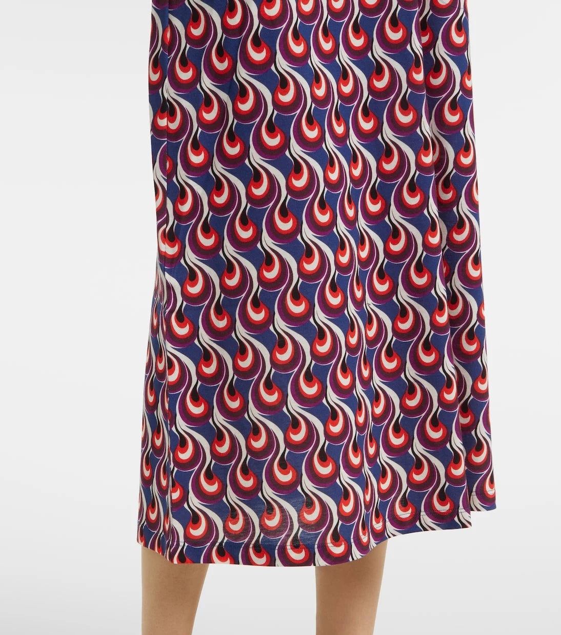 La DoubleJ - Swing Sporty printed jersey midi dress
