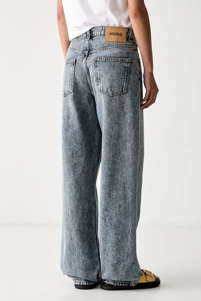 HUGO Blue relaxed fit kadın Leni_S_B kot pantolon
