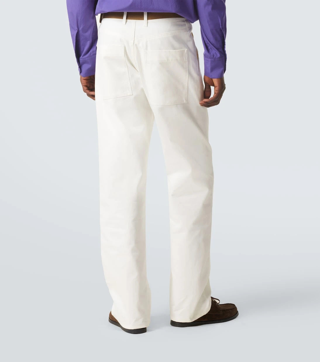 Plan C - Belted straight jeans