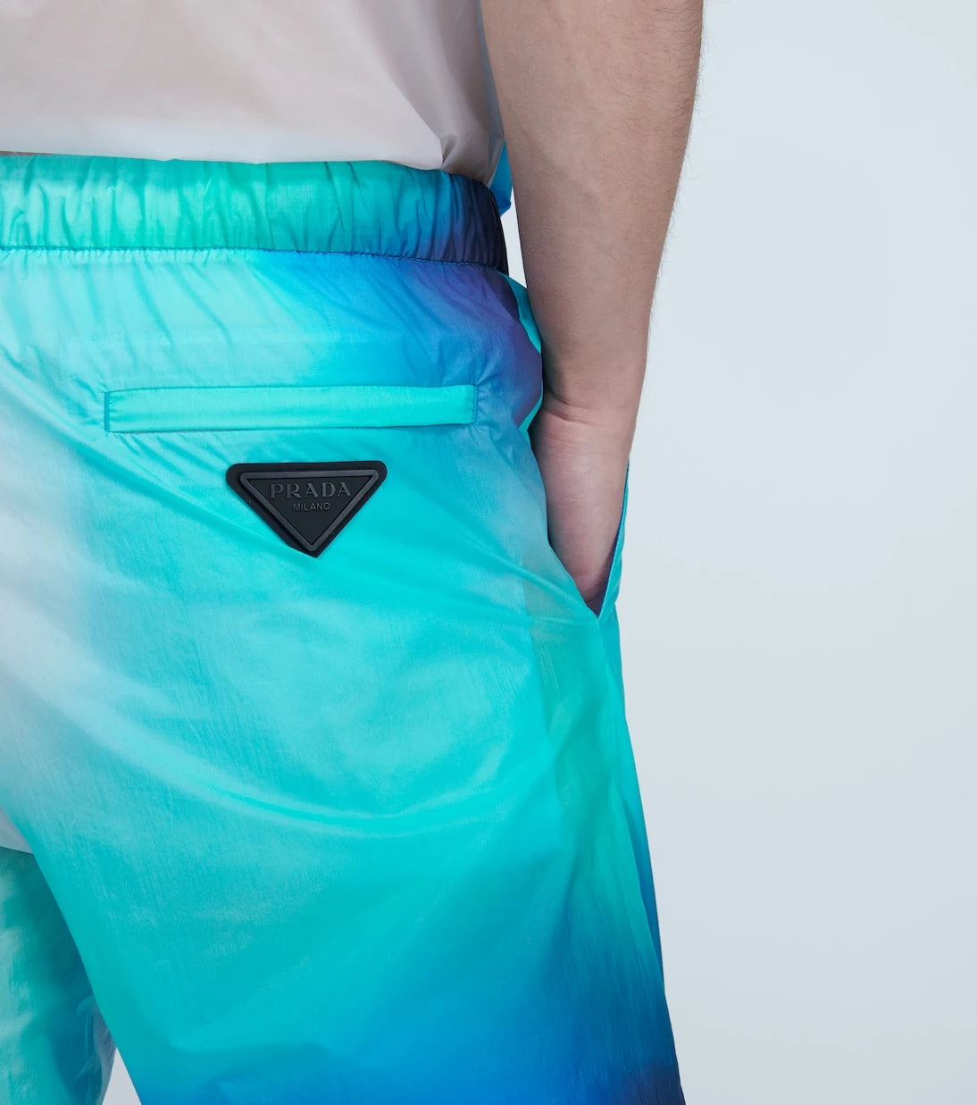 Prada - printed technical pants
