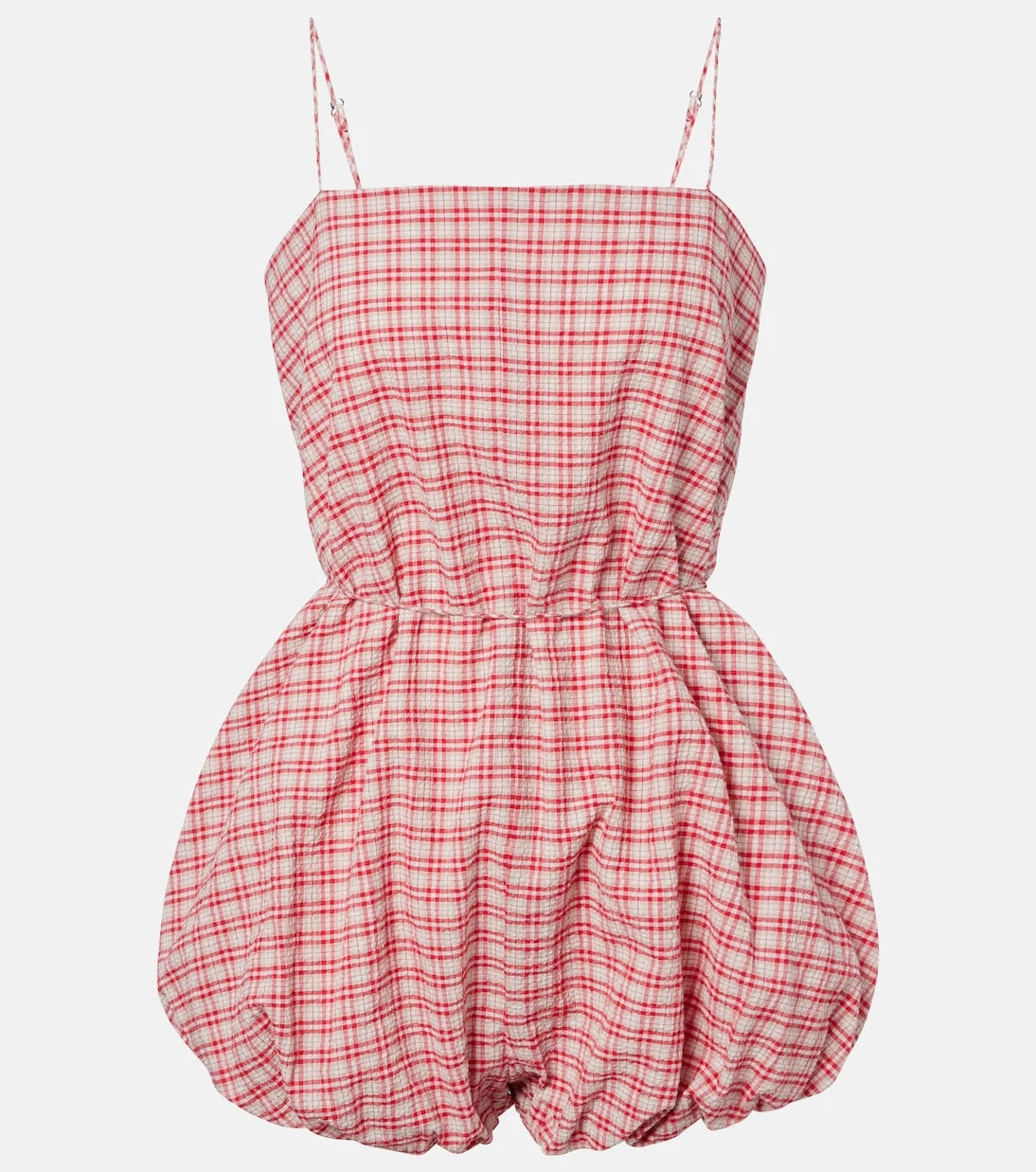 Faithfull - Riatto checked cotton romper