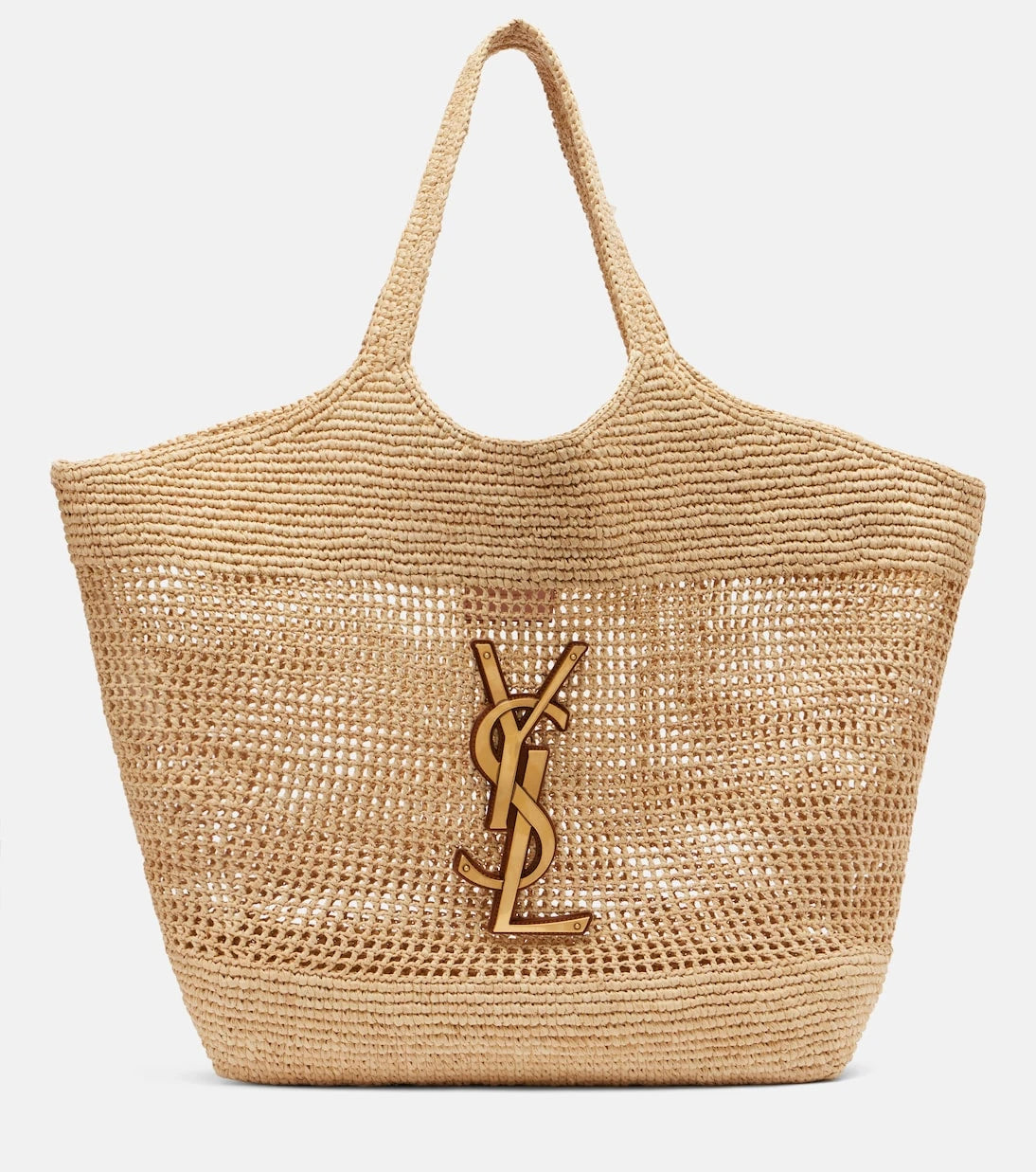 Saint Laurent - Icare Maxi raffia tote bag
