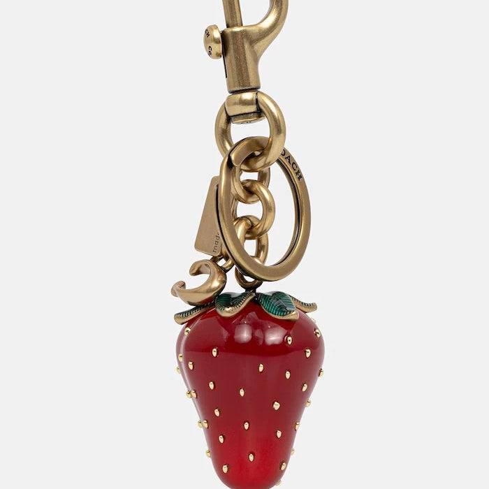 Coach ключодържател дамски Strawberry Bag Charm