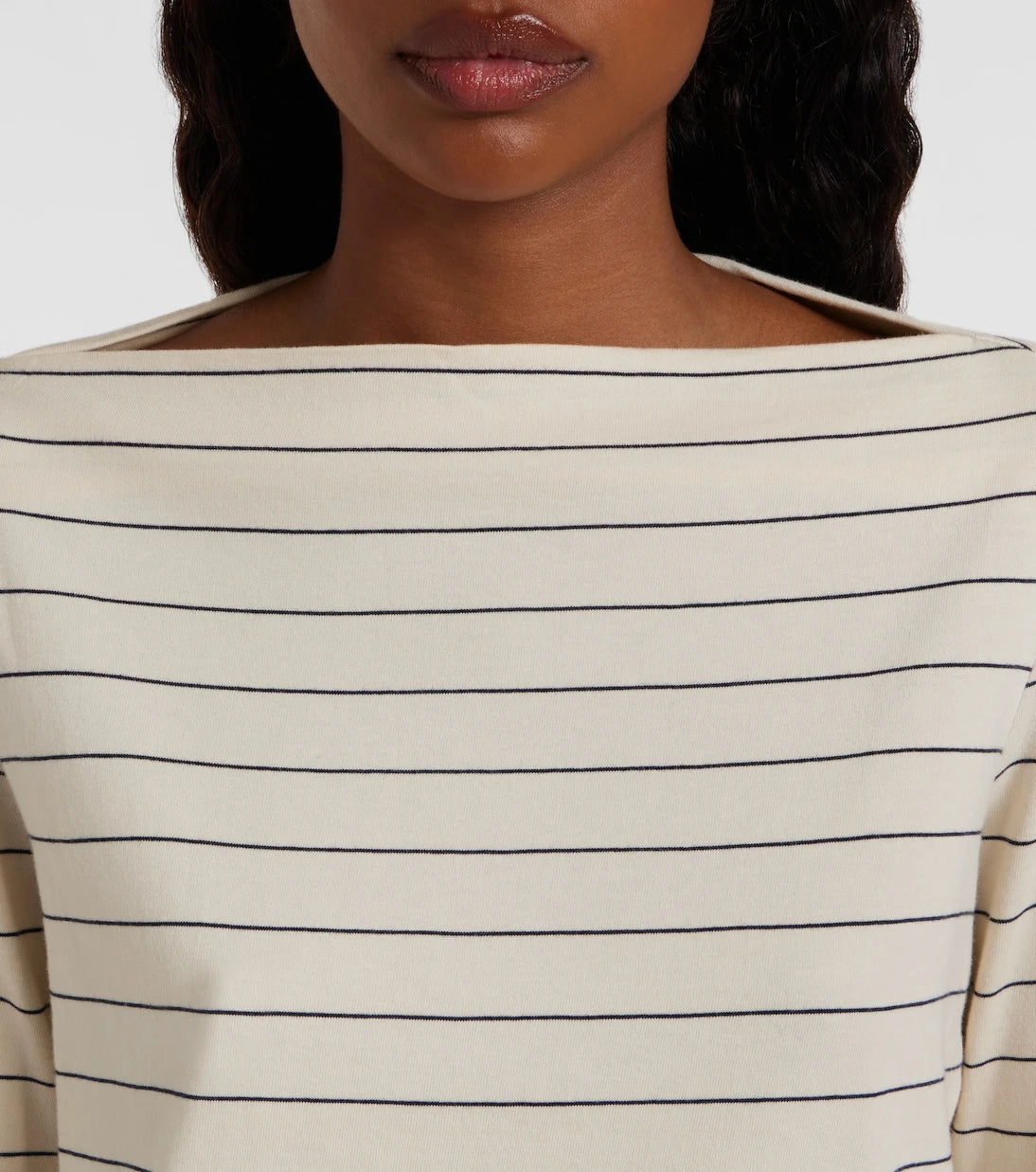 Leset - Margo striped cotton jersey T-shirt