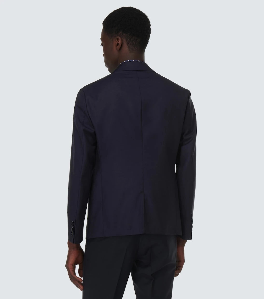 Giorgio Armani - Single-breasted virgin wool blazer