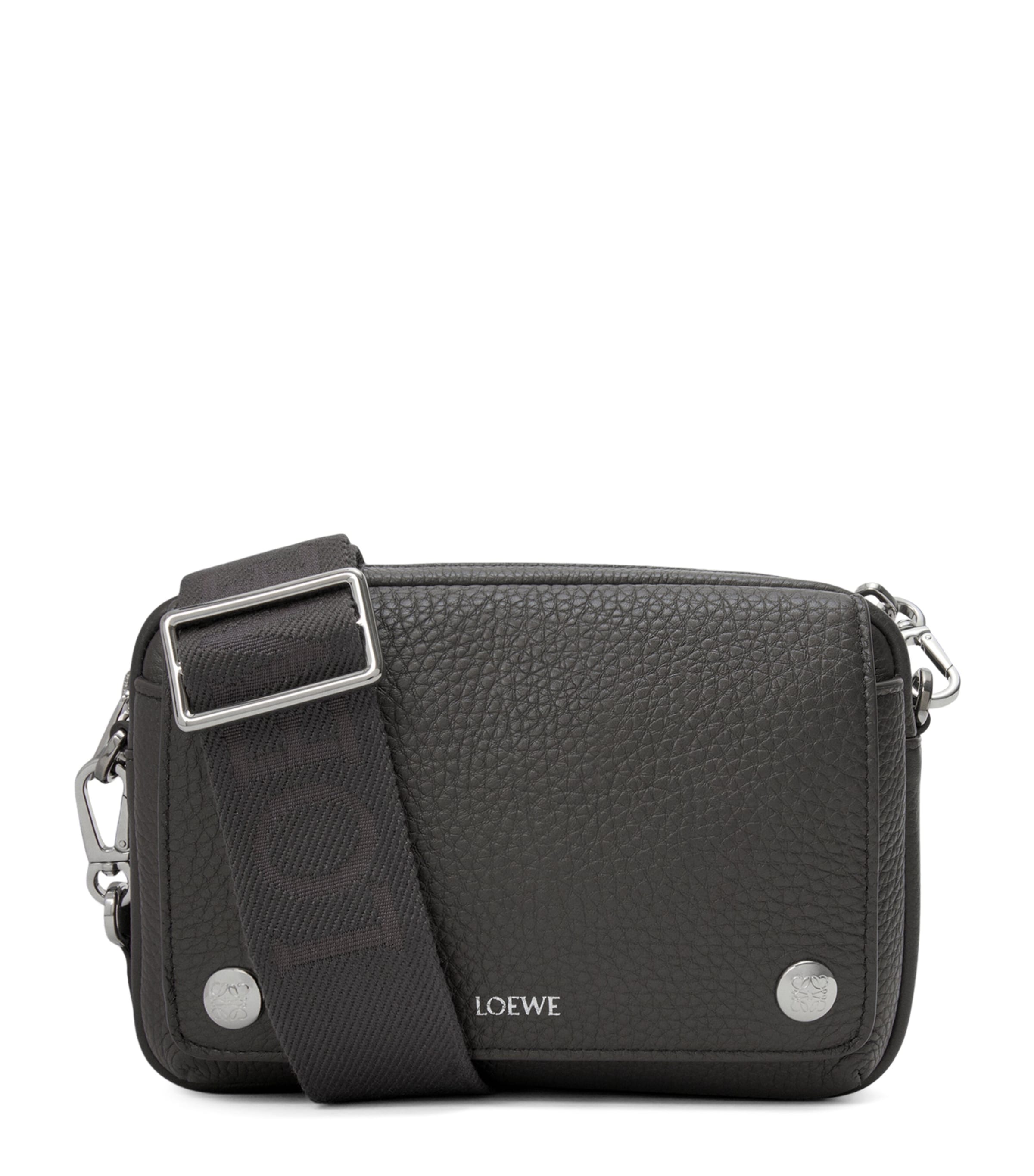 LOEWE Small Leather Pebble Messenger Bag