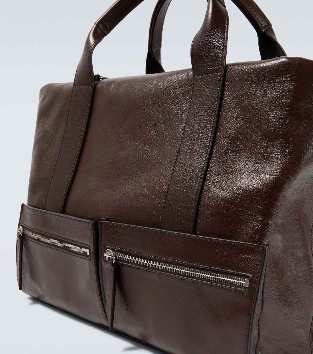 Métier - Racer 40 leather duffel bag