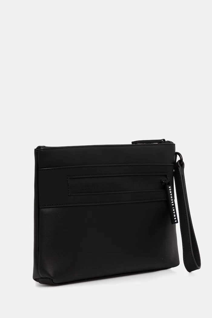 Armani Exchange Erkek Suni Deri Omuz Çantası