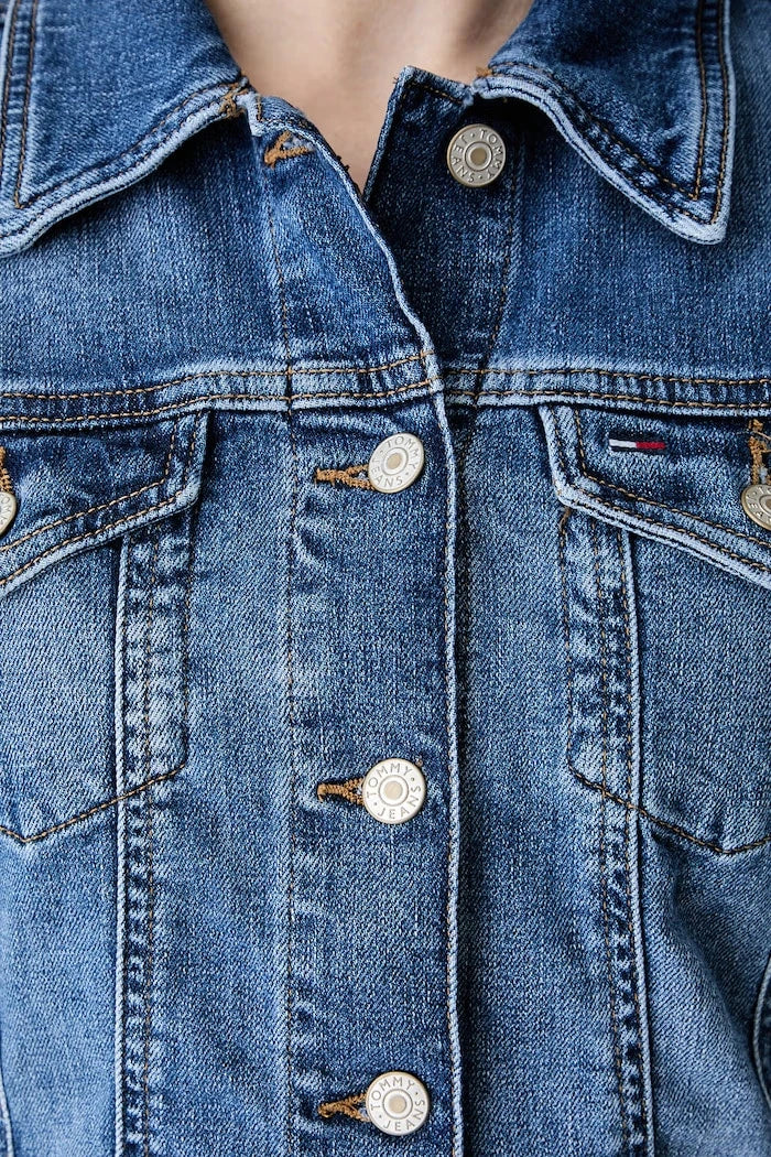 Tommy Jeans geçiş mevsimi kadın denim ceket