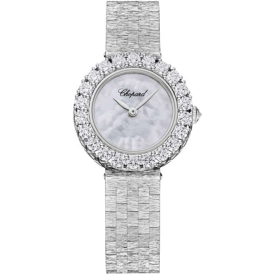 Chopard White Gold L'Heure du Diamant Watch 26mm