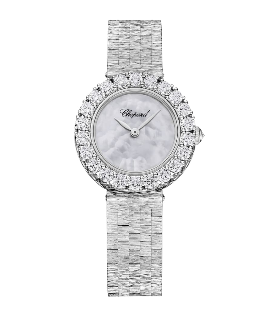 Chopard White Gold L'Heure du Diamant Watch 26mm