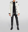 Canada Goose White Down-Filled Expedition Hooded Parka