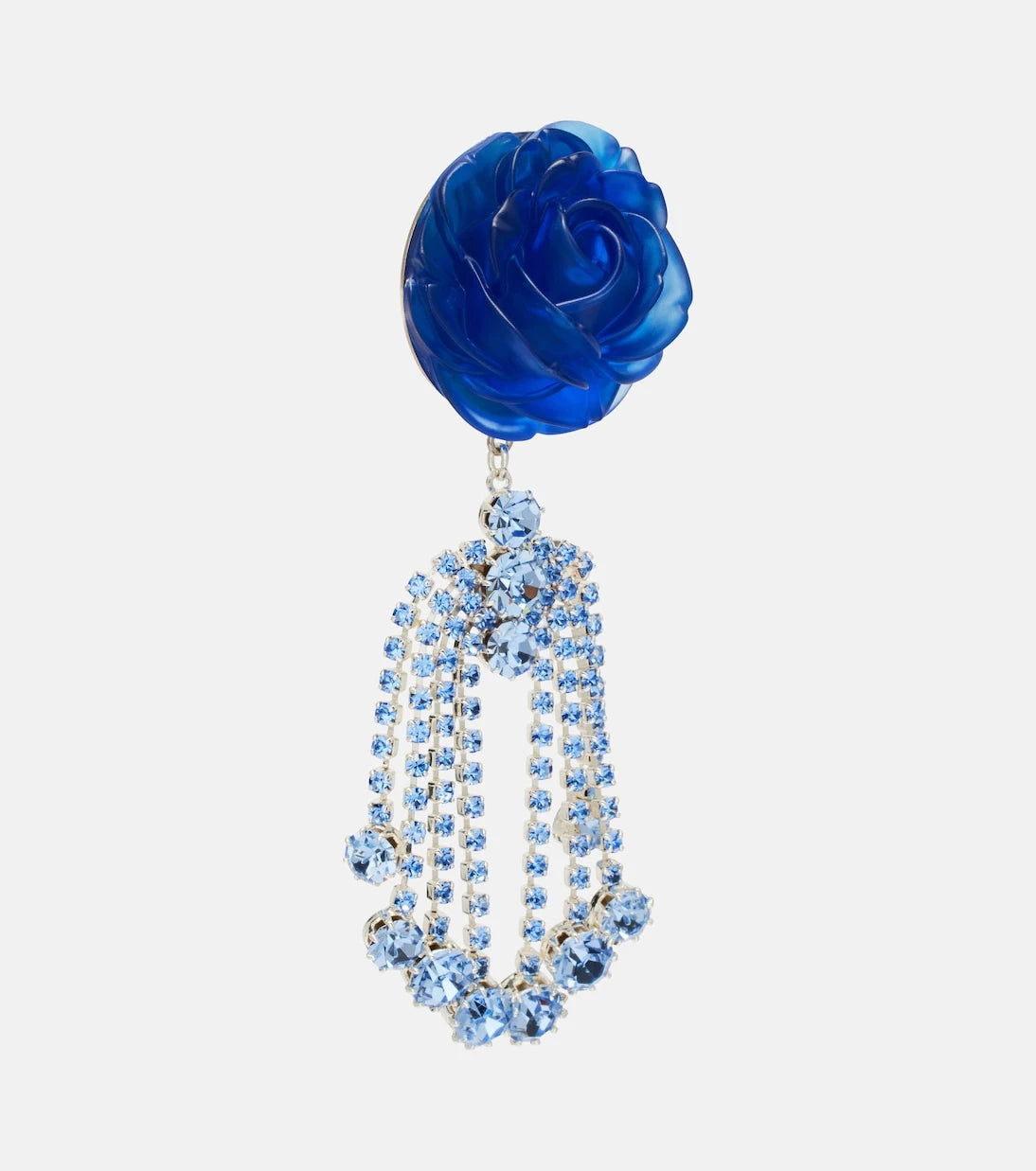 Magda Butrym - Embellished floral drop earrings