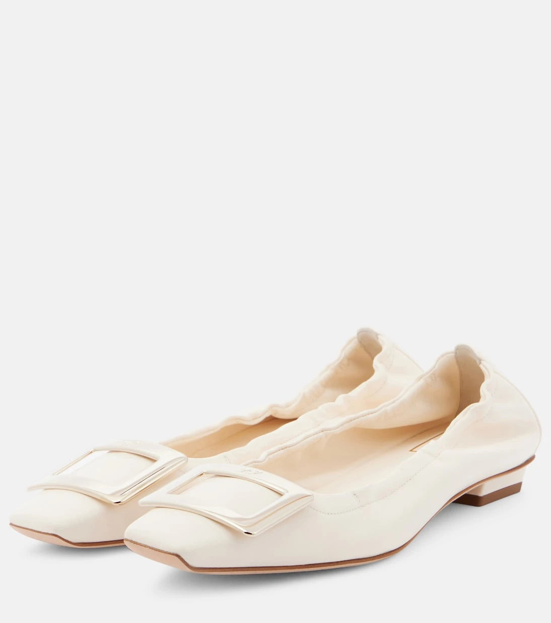 Roger Vivier - Belle Vivier leather ballet flats