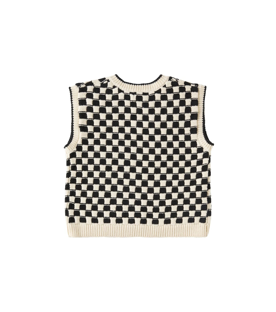 Rylee + Cru - Checked cotton-blend vest